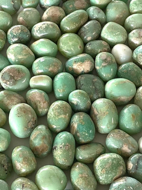 Chrysopraas Trommelstenen Kristalloods