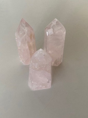 Opaal rozenkwarts punten Kristalloods