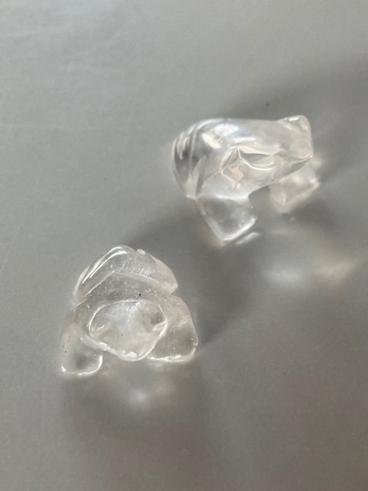 Bergkristal Kikkers Kristalloods